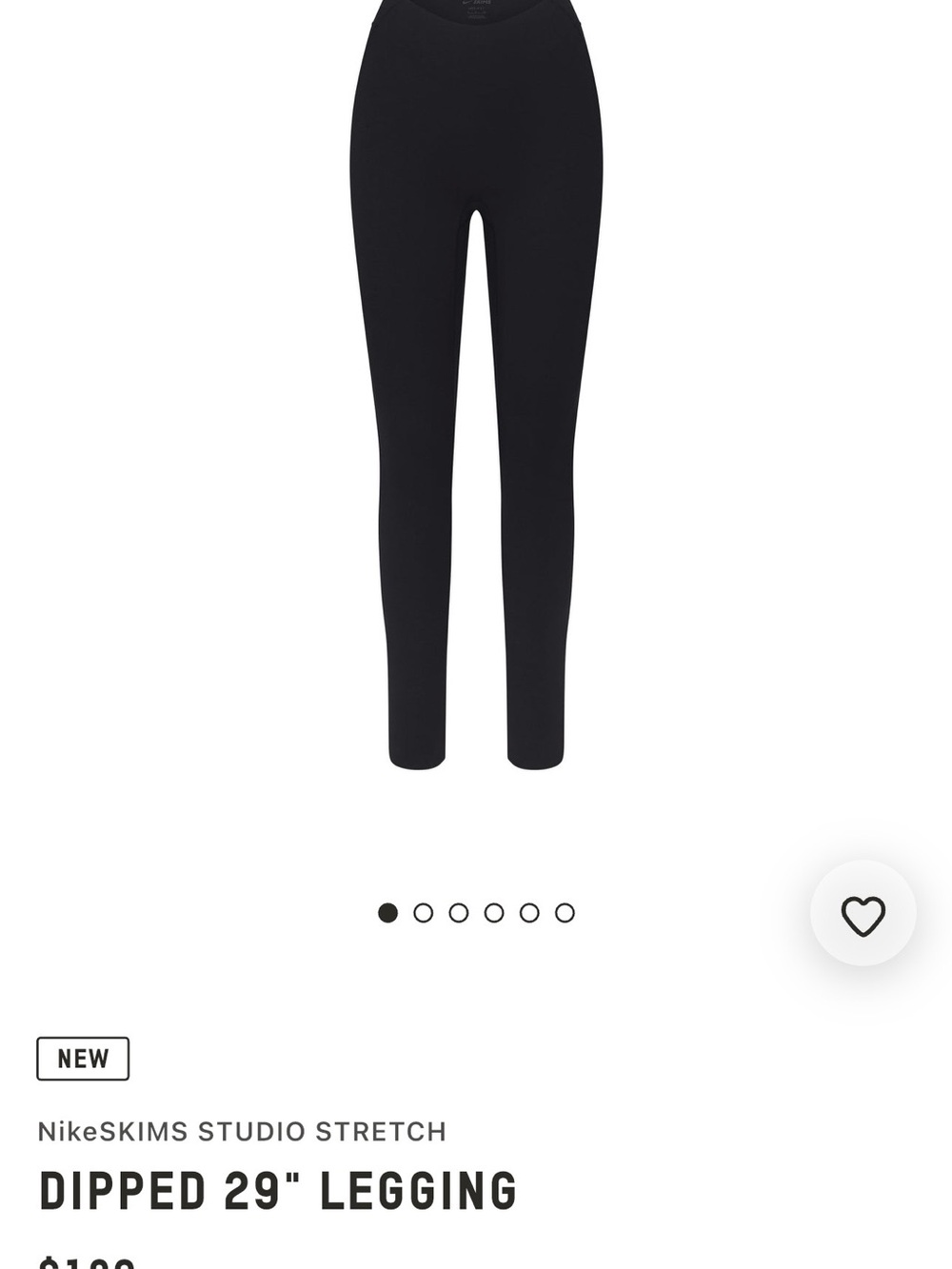 Studio Stretch Dipped 29" Legging - Black